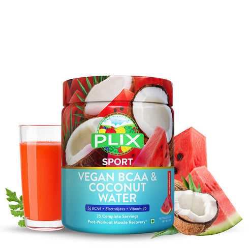 Plix Vegan BCAA & Coconut Water PowderWatermelon 200g Each