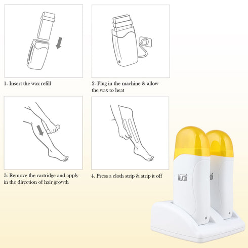 Waxxo Rica Roll On Depilatory Wax Heater Refills Refills