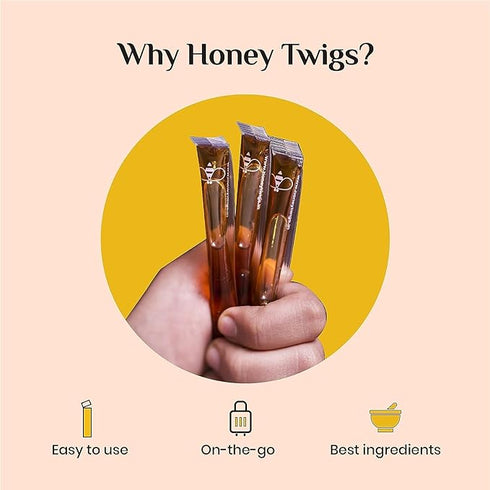 Honey Twigs Natural Honey | Turmeric Honey and Lemon Honey