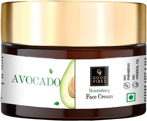 Good Vibes Avocado Moisturizing Face Cream 50g