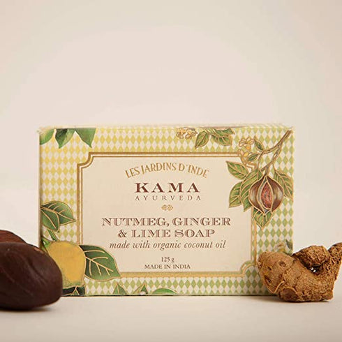 Kama Ayurveda Nutmeg, Ginger & Lime soap