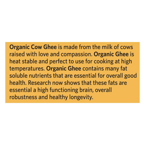 Organic India Organic Cow Ghee