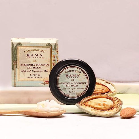 Kama Ayurveda Almond and Coconut Lip Balm 5g