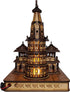 Shri Ram Mandir Ayodhya 3D Decorative Showpiece with Multicolor Lights