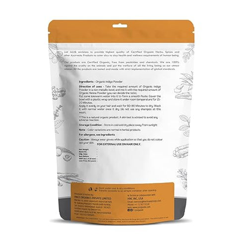 Just Jaivik Organic Indigo Powder