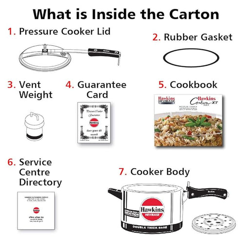 Hawkins Hevibase 5 L Induction Bottom Pressure Cooker (IH50)