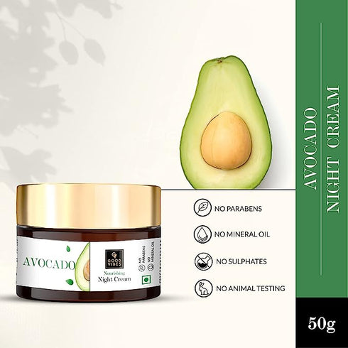 Good Vibes Avocado Nourishing Night Cream 50g