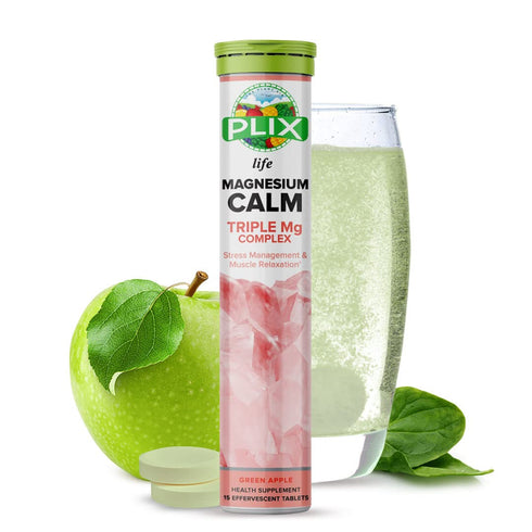 Plix Magnesium Calm Effervescent TabletGreen Apple 15 Effervescent Tablet Each