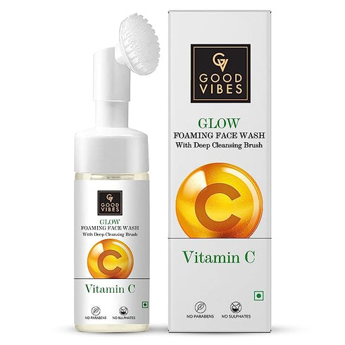 Good Vibes Vitamin C Glow Foaming Facewash