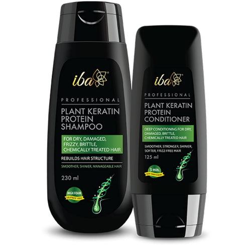 Iba Professional Plant Keratin Protein Shampoo & Conditioner Combo