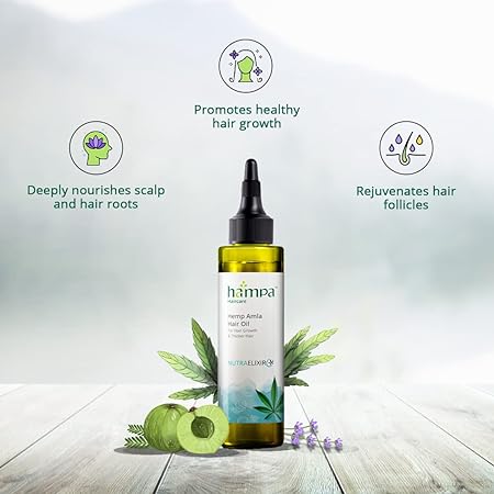 Hampa Hemp Amla Hair Oil | With Hemp Amla & Coconut