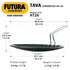 Hawkins Futura Hard Anodised Tava Griddles 26 cm Diameter (AT26)