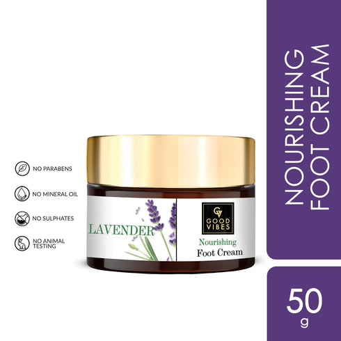 Good Vibes Nourishing Foot Cream - Lavender 50g