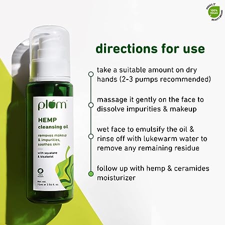 Plum Hemp Cleansing Oil