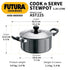 Hawkins Futura Hard Anodized Cook-n-Serve Stewpot 2.25 L with Lid (AST225)