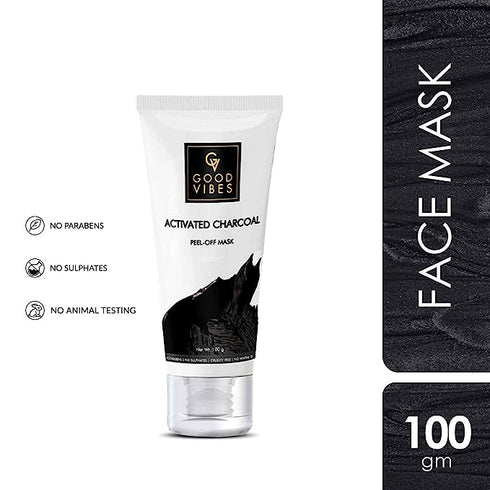 Good Vibes Activated Charcoal Peel Off Mask