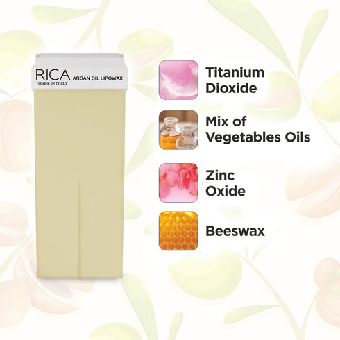Rica Argan Oil Roll On Wax Refill 100ml