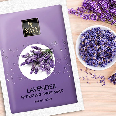 Good Vibes Lavender Hydrating Sheet Mask 20ml