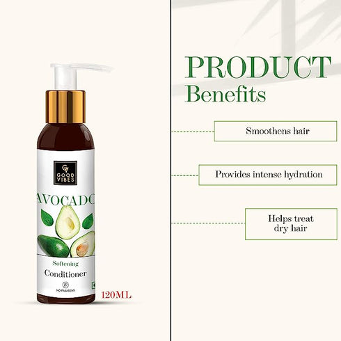 Good Vibes Avocado Control Softening Hair Conditioner 120ml