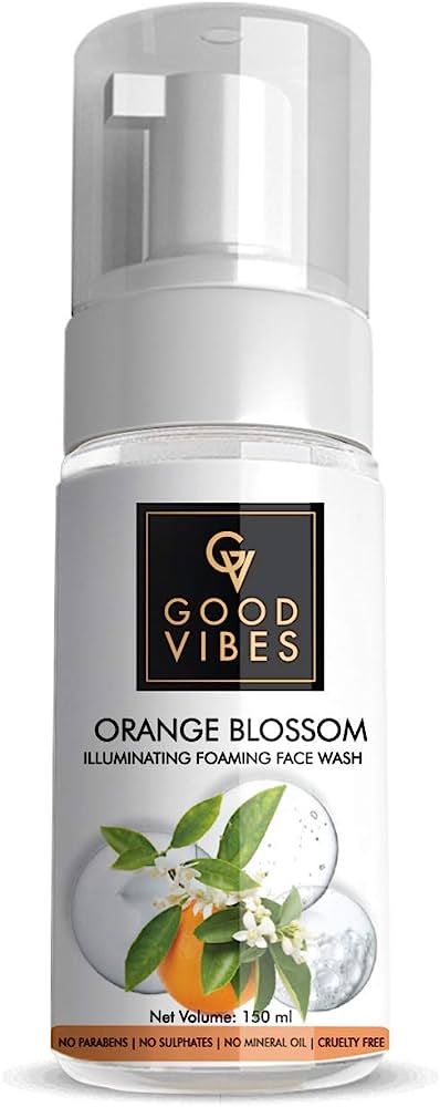 Good Vibes Illuminating Foaming Face Wash - Orange Blossom 150ml