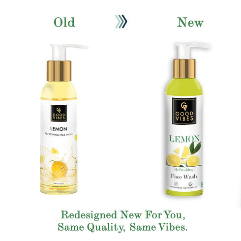 Good Vibes Lemon Refreshing Face Wash 120ml