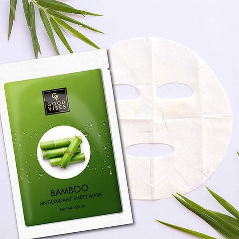 Good Vibes Bamboo Antioxidant Sheet Mask 20ml