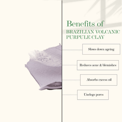 Good Vibes Brazilian Volcanic Purple Clay Wrinkle Control Face Scrub 50g