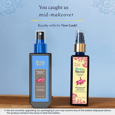 Blue Nectar Briganantadi Hair Tonic with Almond Rosemary Oil