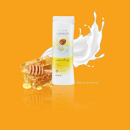 Avon Naturals Body Care Nourishing Milk And Honey Hand And Body Lotion 400ml