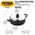 Hawkins Futura Non-stick All-Purpose Pan Handi 3 L with Lid (NAP30)