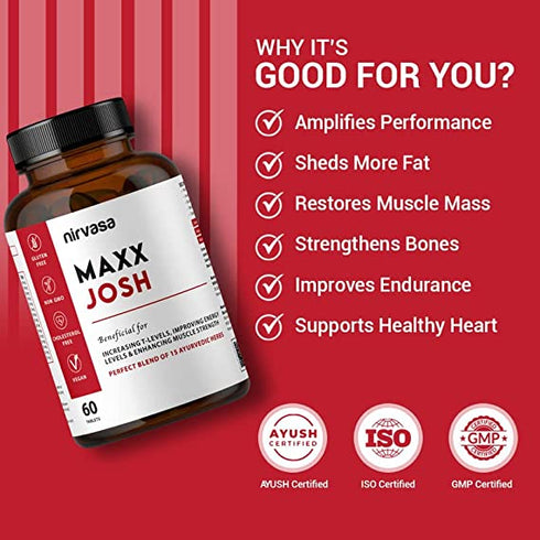 Nirvasa Maxx Josh Tablet 60 Tabs