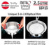 Hawkins Tri-Ply Stainless Steel Induction Metro Patila 19.5 cm Diameter 2.5 L (SSP25)