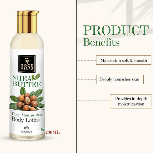 Good Vibes Shea Butter Deep Moisturizing Body Lotion