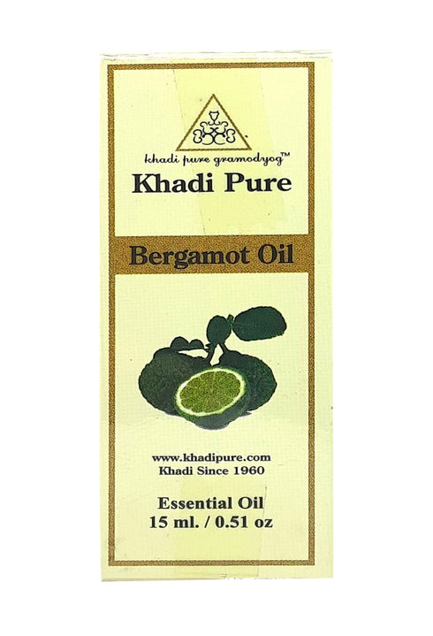 Khadi Pure Herbal Bergamot Essential Oil 15 ml