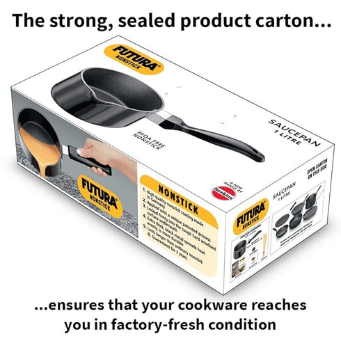 Hawkins Futura Non-stick Sauce Pan 14 cm Diameter 1 L (NS10)