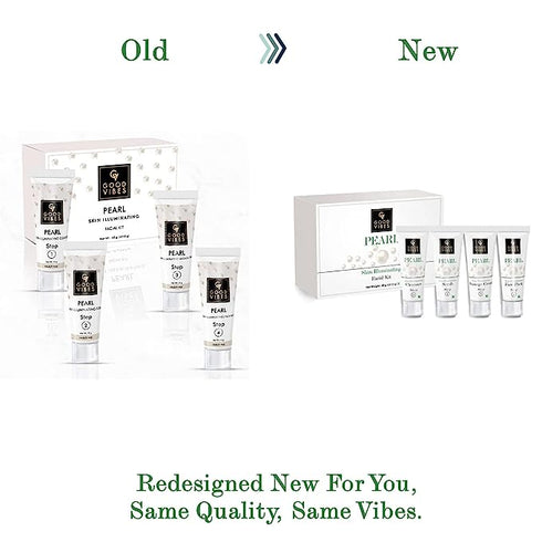 Good Vibes Skin Illuminating Facial Kit - Pearl