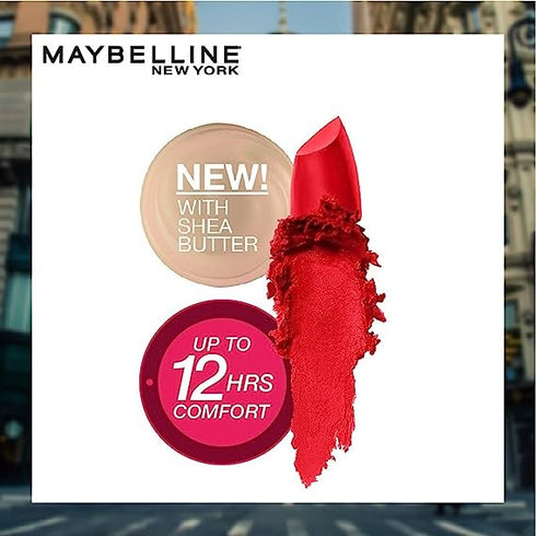 Maybelline Creamy Matte Lipstick / 690 Siren in Scarlet