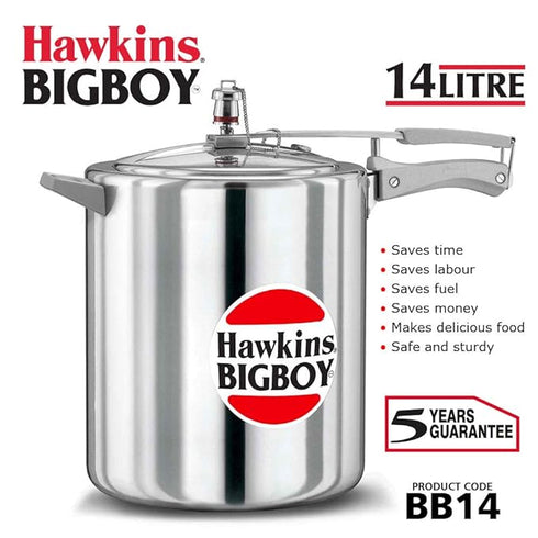 Hawkins Bigboy 14 L Pressure Cooker Aluminium (BB14)