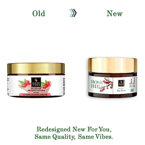 Good Vibes Rosehip Skin Glow Face Scrub