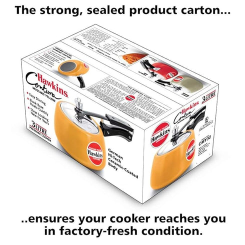 Hawkins Ceramic Coated Contura 3 L Pressure Cooker (CMY30)
