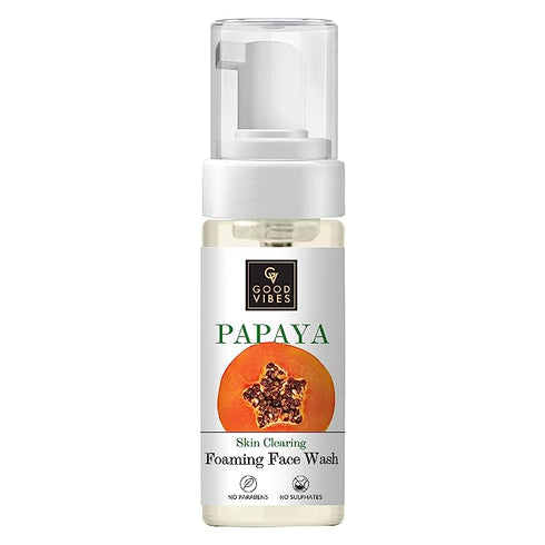 Good Vibes Papaya Skin Clearing Foaming Face Wash