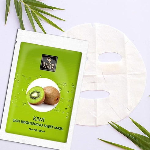 Good Vibes Kiwi Brightening Sheet Mask 20ml