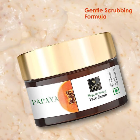 Good Vibes Papaya Rejuvenating Face Scrub