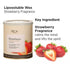 Rica Strawberry Liposoluble Soft Wax 800ml