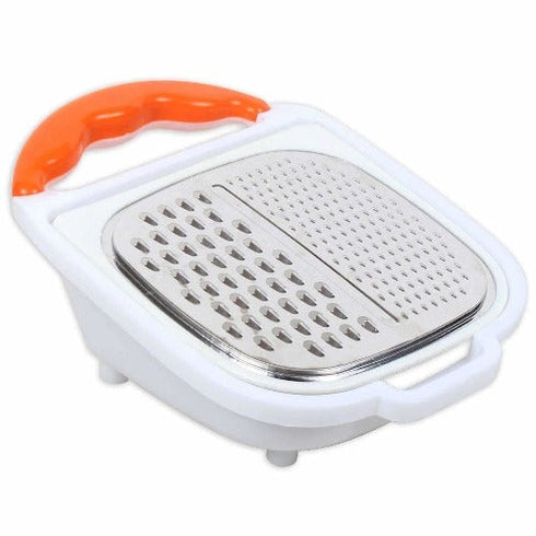 Stainless Steel / Onion/ Carrot Cutter with Container