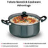 Hawkins Non-stick Stewpot 26 cm Diameter 5 L with Glass Lid (NST50G/Q37)