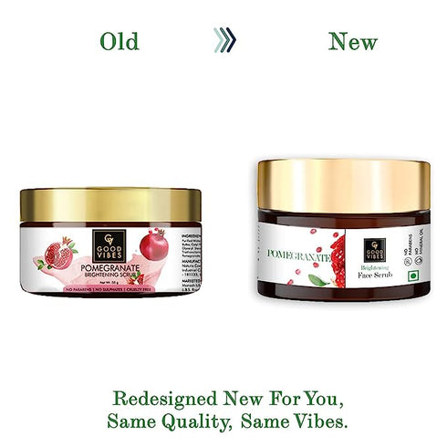 Good Vibes Pomegranate Brightening Face Scrub 50g