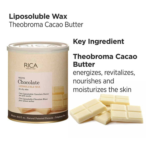 Rica White Chocolate Liposoluble Wax 800g