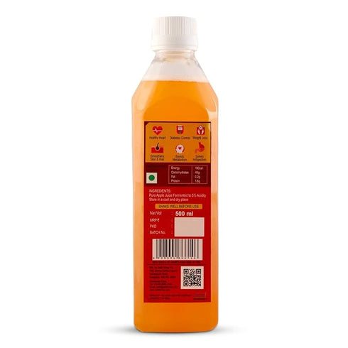 Safa Apple Cider Vinegar with Mother Pure Raw Unfiltered & Unpasteurized for Marinades