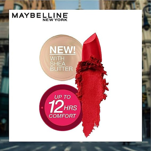 Maybelline Creamy Matte Lipstick / 640 Red Liberation